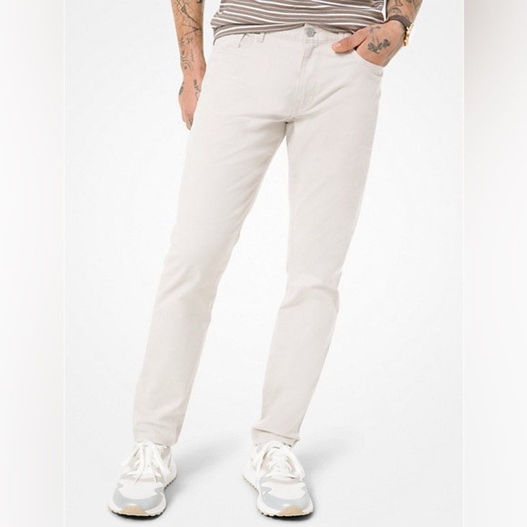 Micheal Kors | Parker Slim-Fit Stretch Twill Pant - Picture 1 of 8